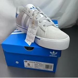 adidas gazelle silver green womens adidas Campus Vulc II Shoes Indigo / FTWR White / Indigo from Slam City  Skates London UK main image 0